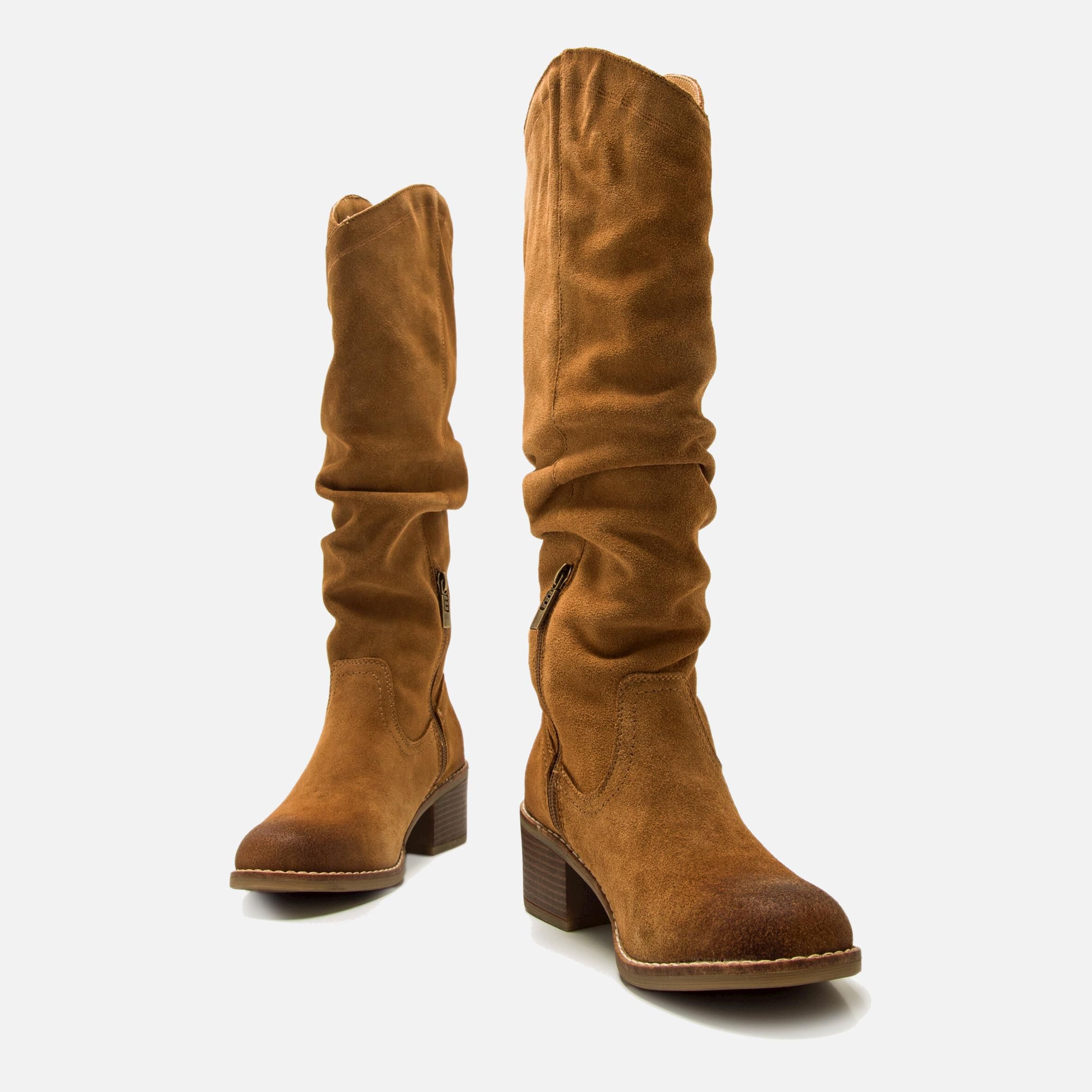 Bottes camel plates femme cheap
